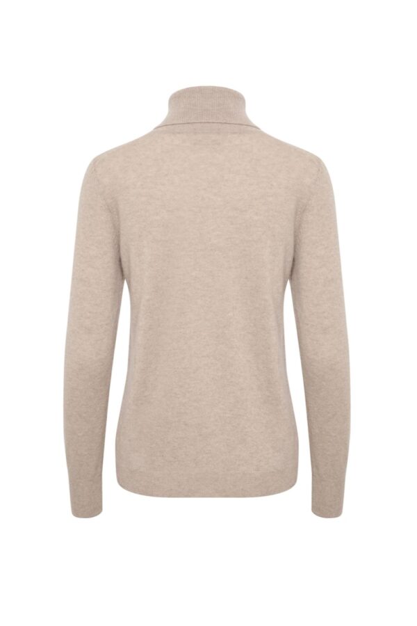 lukka cashmere rollneck jumper biege melange inwear3