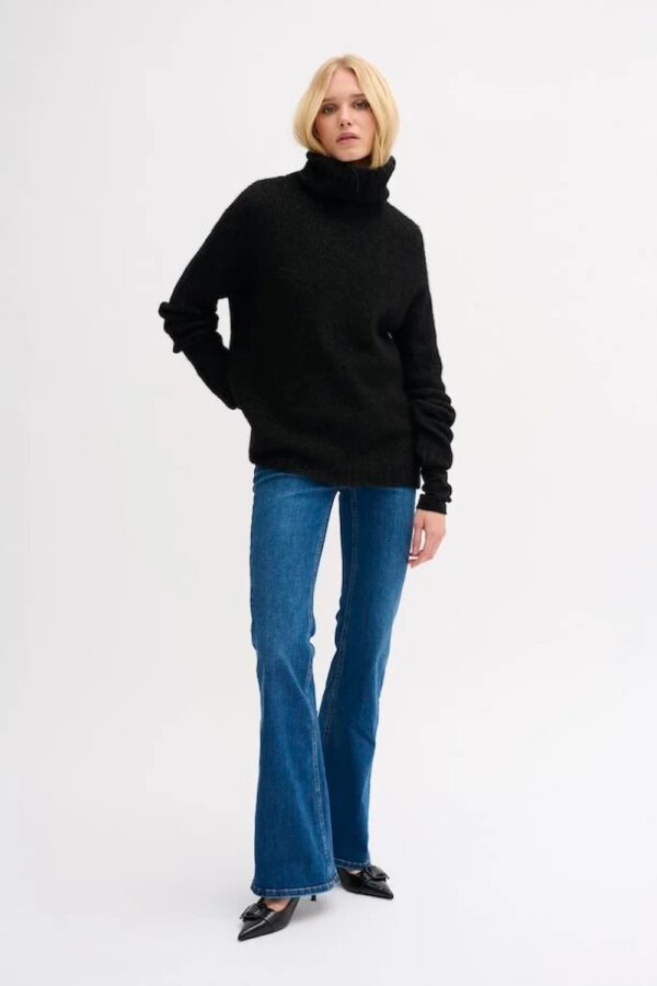 my essential wardrobe black melange 11 the knit rollneck1