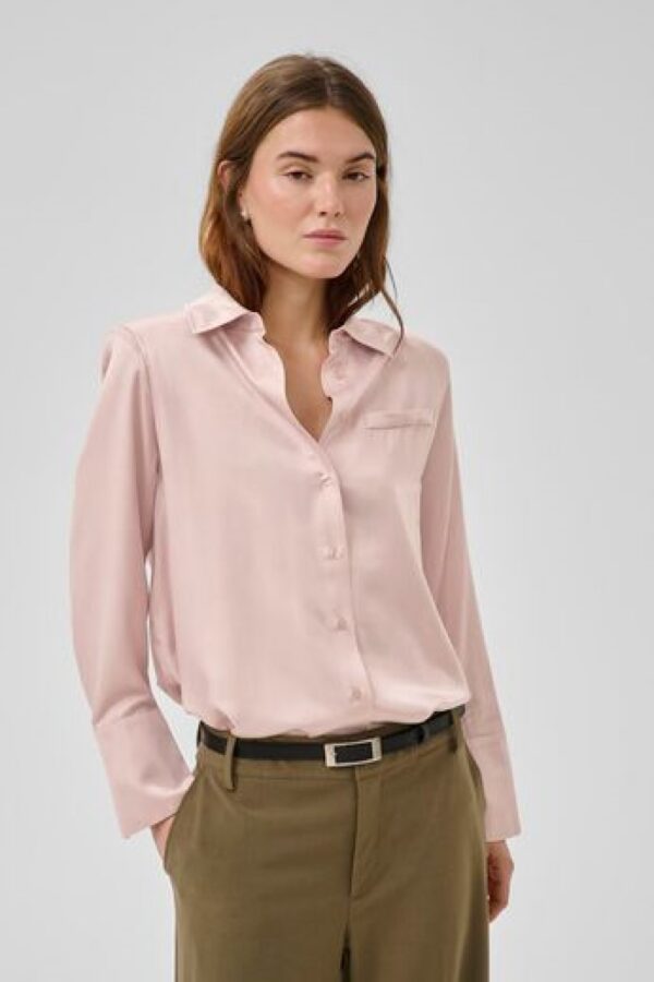 my essential wardrobe estelle shirt pink