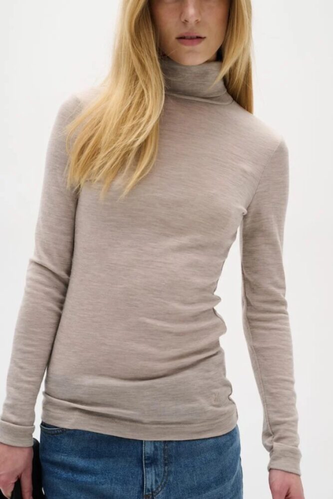 oatmeal melange fang rollneck inwear
