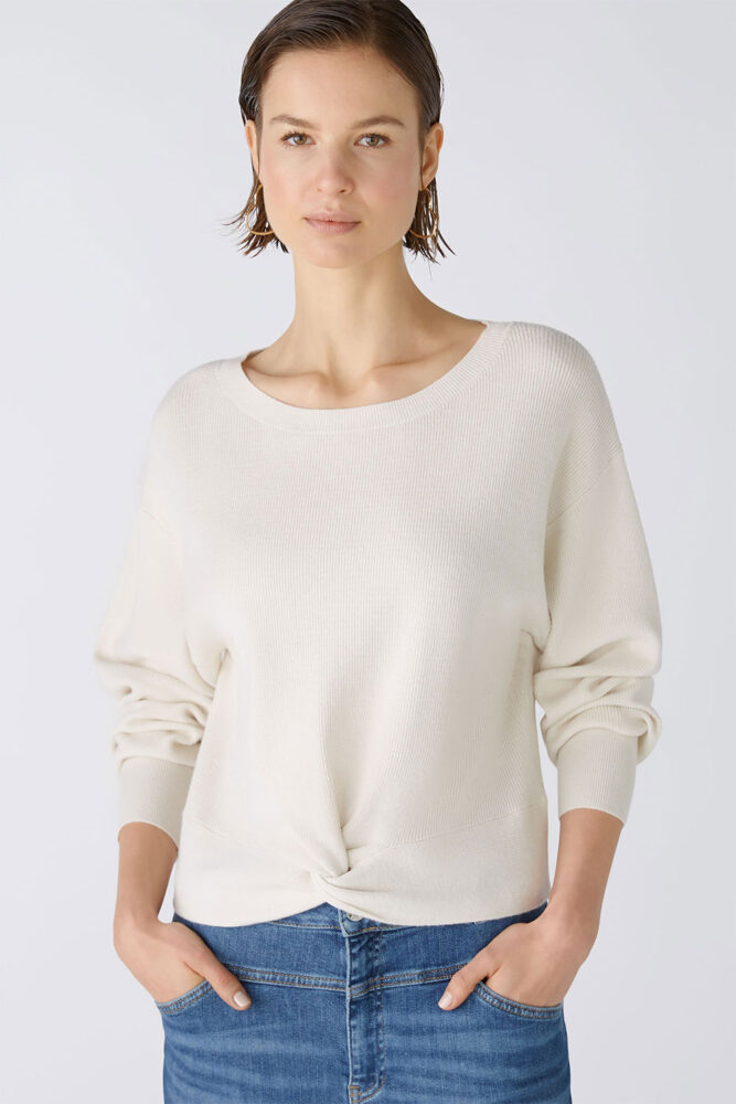 oui cream sweater 86645