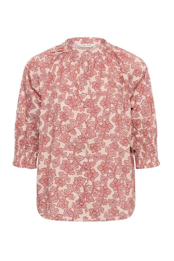 part two almeras red leaf shirt