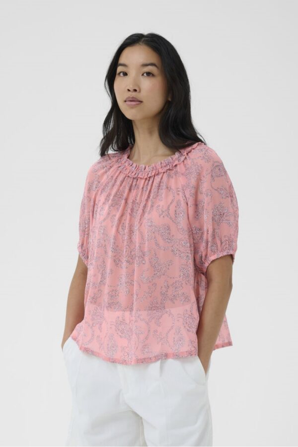 part two bera blouse pink