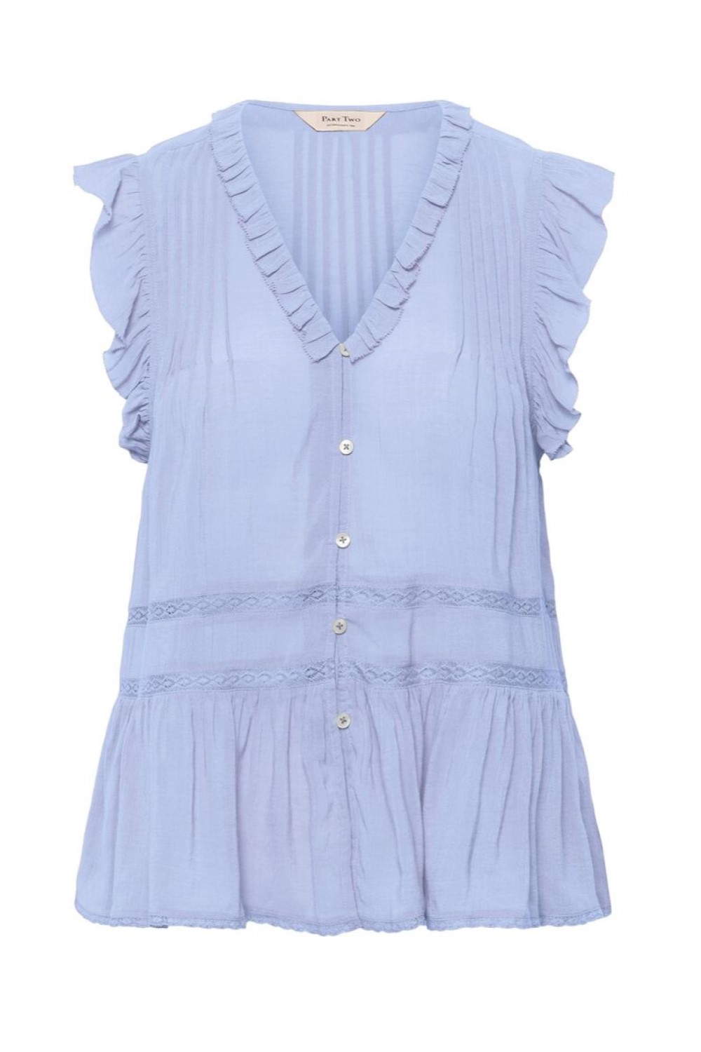part two bernadete blouse blue