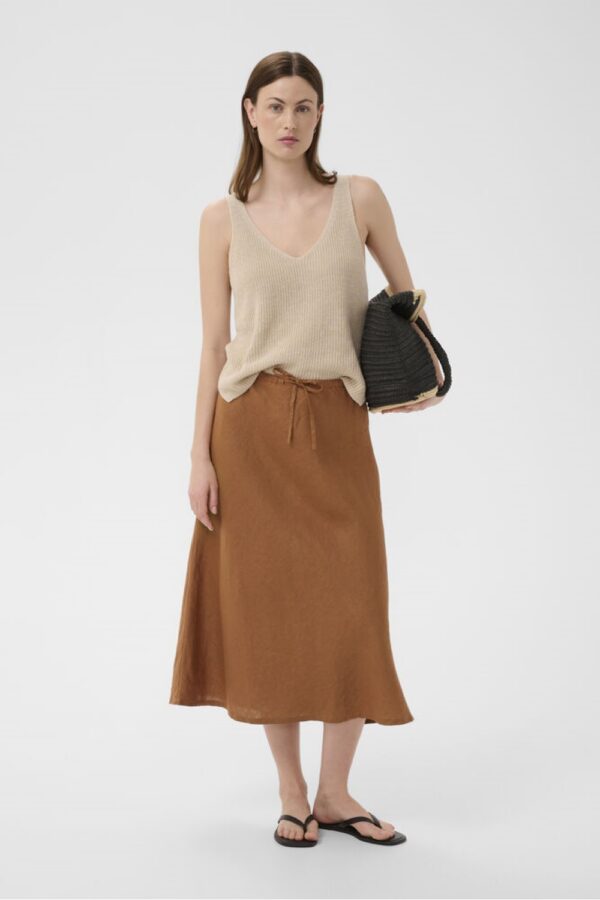 part two bernadina linen skirt