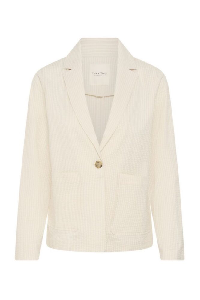 part two briddi white stripe jacket1