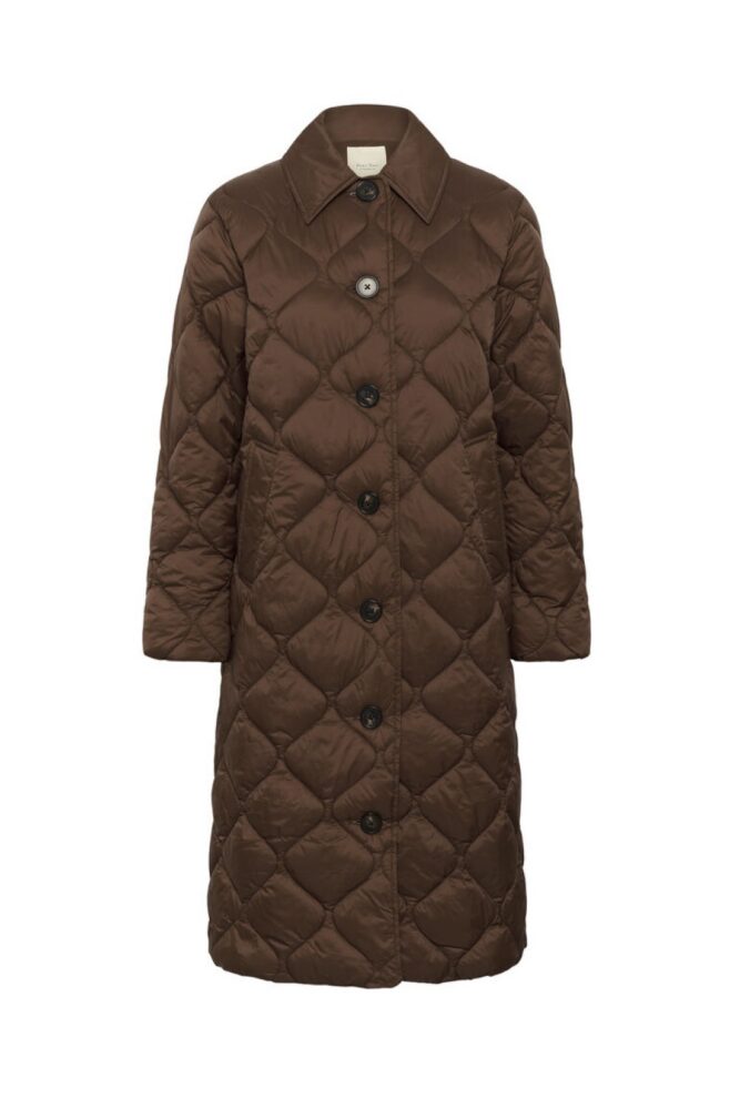 part two carine brown padded coat1