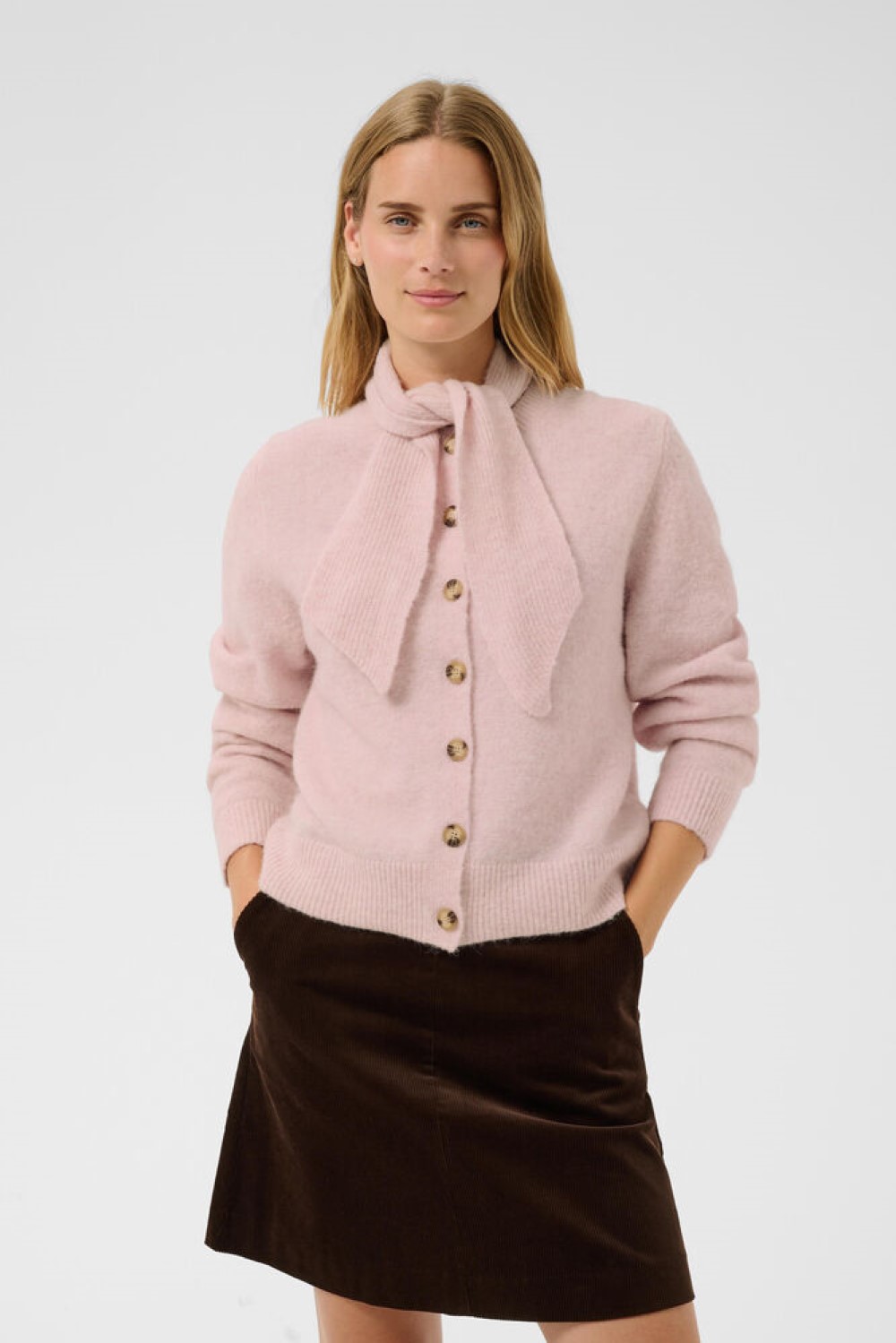 part two chanie alpaca pink cardigan