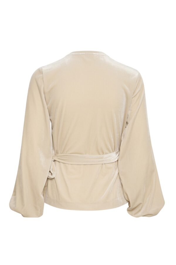 part two dania cream velvet wrap top(gal2)