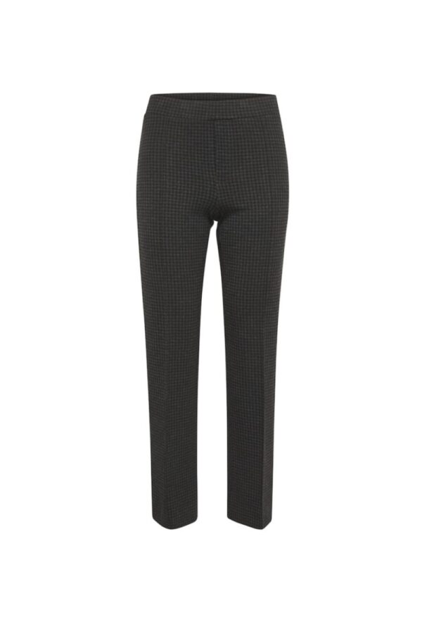 part two dark grey check pontaspw pants knitted(gallery1)