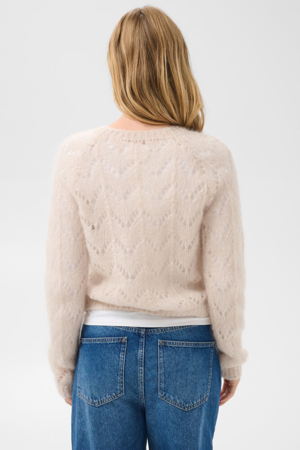 part two dinah cream lace knit cardigan2