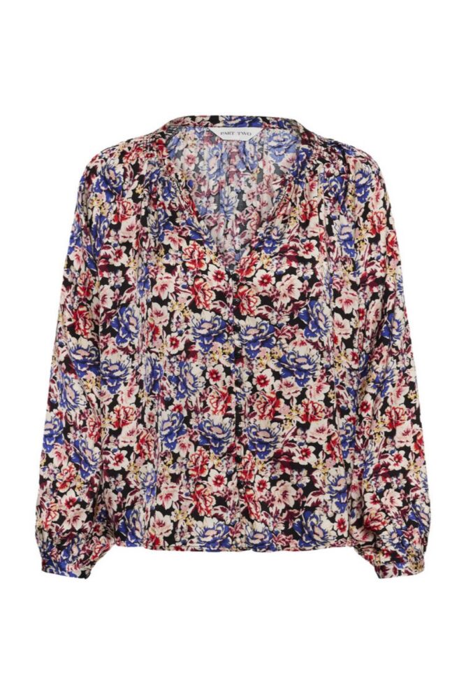 part two doaa multi flower blouse1