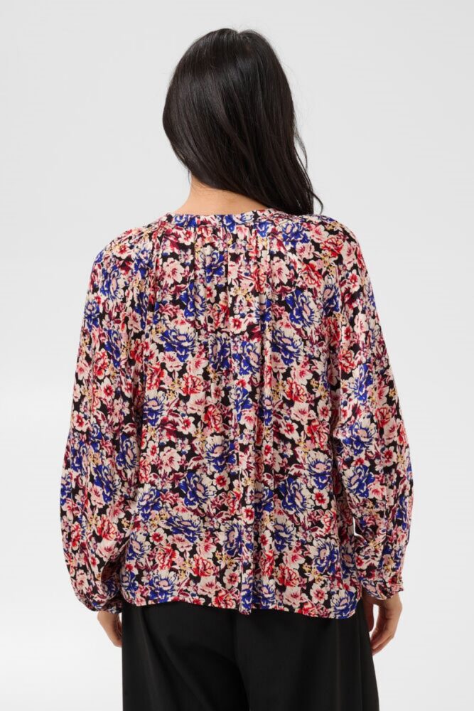part two doaa multi flower blouse2