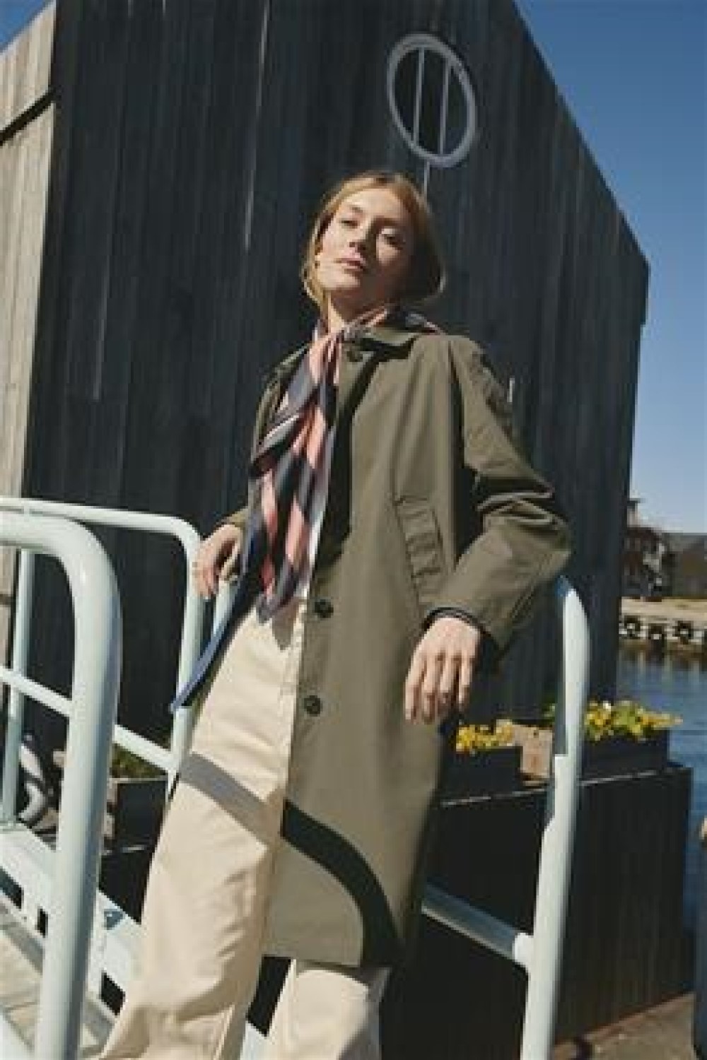 Part two trench coat on sale
