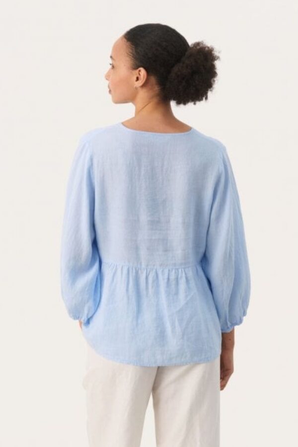 part two gwendina linen blouse blue2