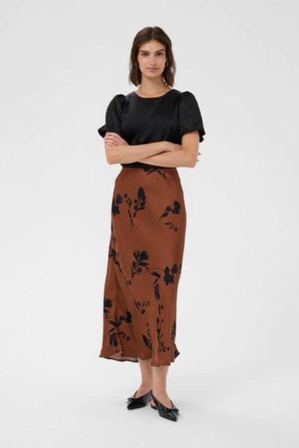 part two laurina brown skirt