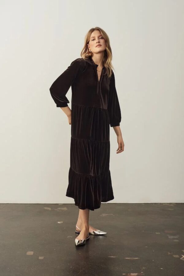 part two mole viggasa velvet dress
