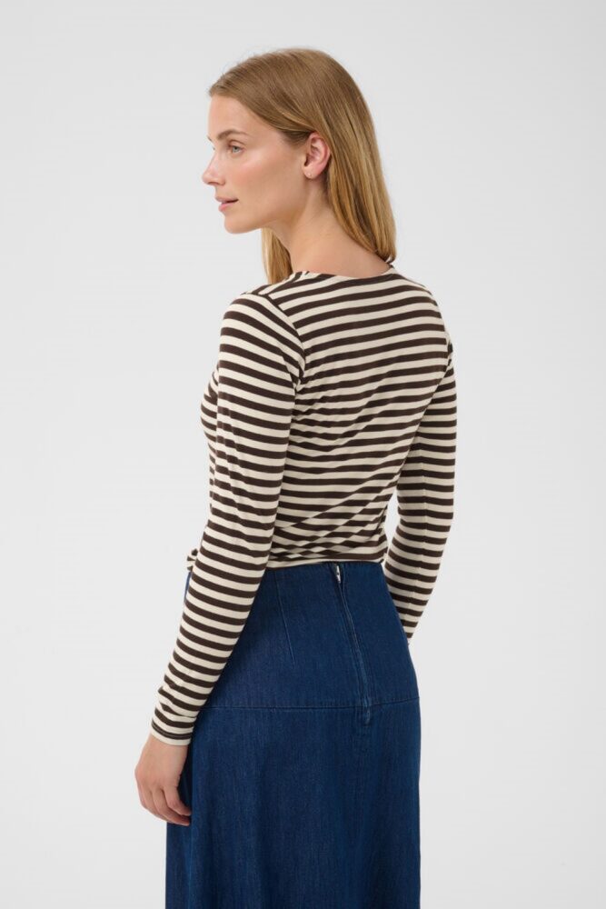 part two nemajas brown stripe t shirt2