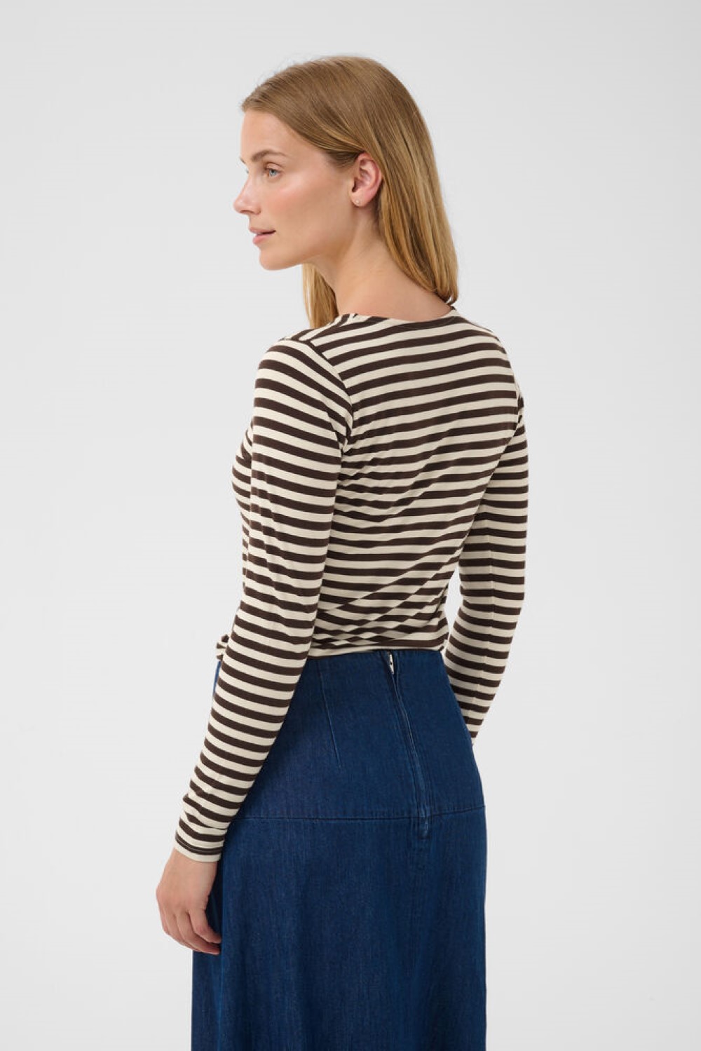 part two nemajas brown stripe t shirt2