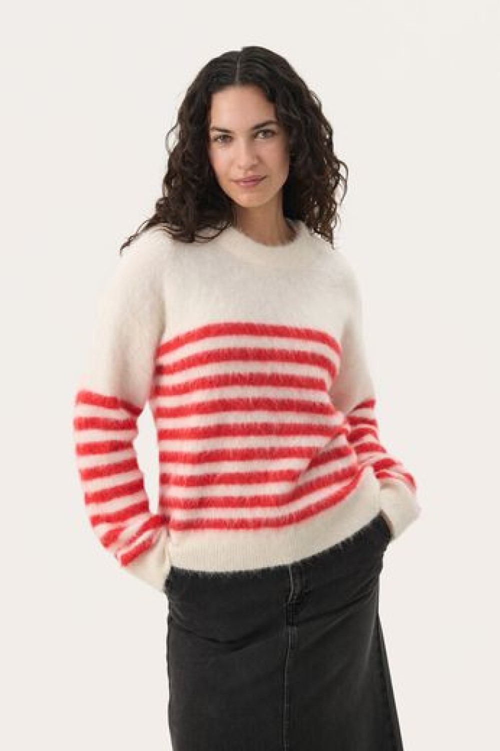 part two pialil red stripe jumper