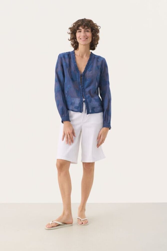 part two rachelle shirt navy