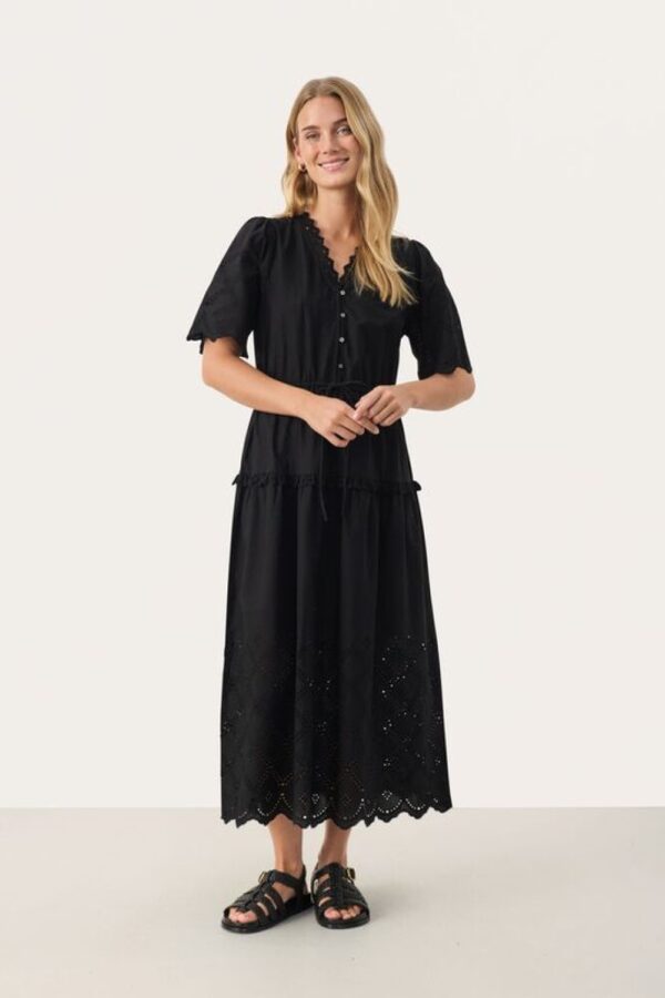 part two rikkemail black dress