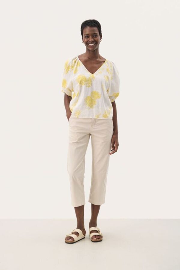 part two rosalyn blouse yellow