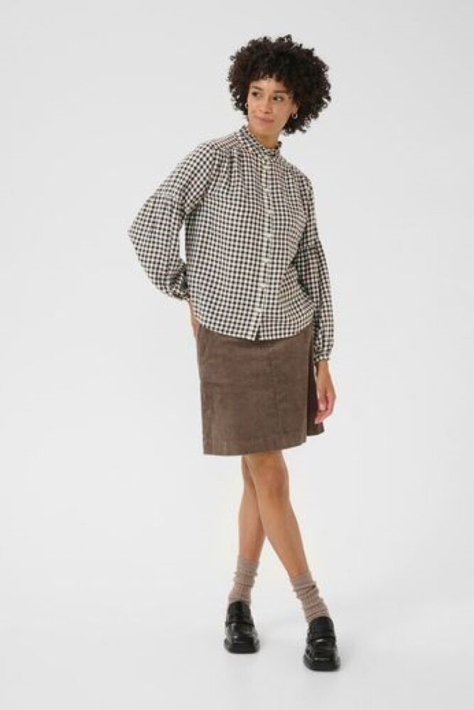 part two samilla check shirt