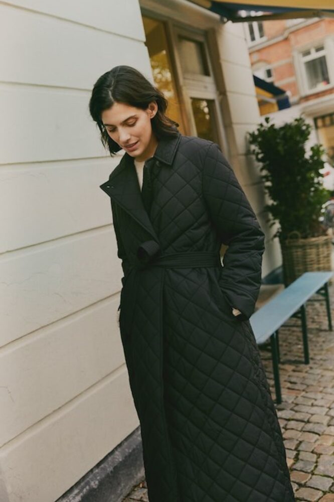 part two sohies quilted black coat(main)
