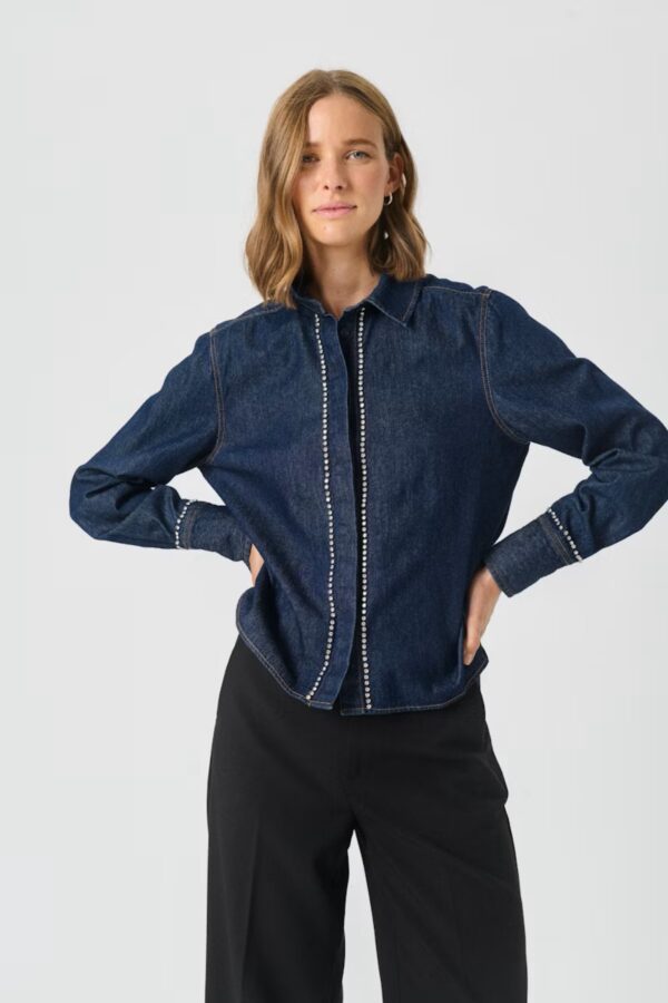 part two ulrikke denim shirt