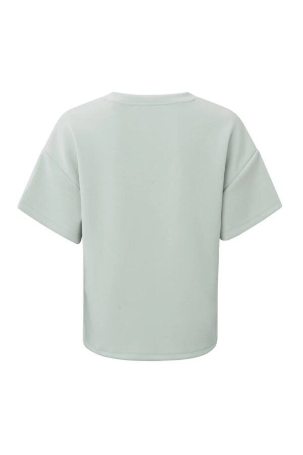 sweatshirt with v neck wide short sleeves in a wide fit northern droplet grey yaya2