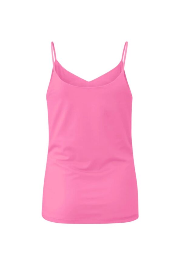 yaya jersey cami top with a v neck and spaghetti straps cosmos pinkgallery2