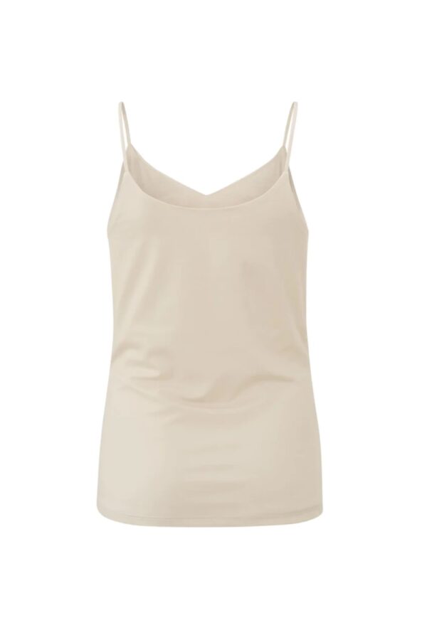 yaya jersey cami top with a v neck and spaghetti straps pumice stone sandgallery2