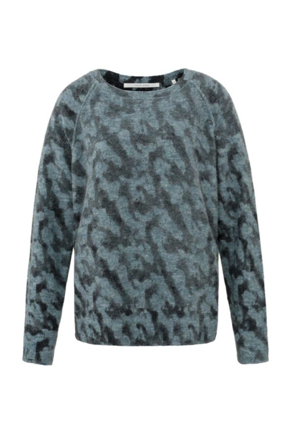 yaya sweater with crewneck longs sleeves1